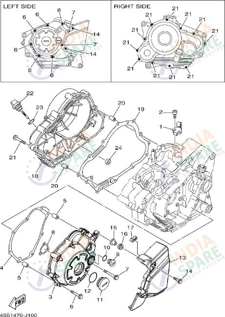 CRANKCASE COVER 1